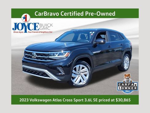 Used 2023 Volkswagen Atlas Cross Sport SE w/ Black Wheel Package AWD/4WD image 1