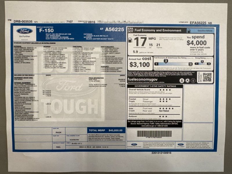 Used 2014 Ford F150 FX4 w/ FX Appearance Package AWD/4WD image 37