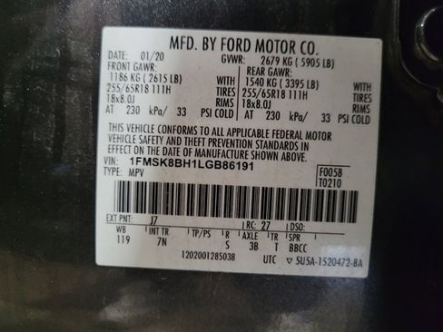 Used 2020 Ford Explorer 4WD image 33