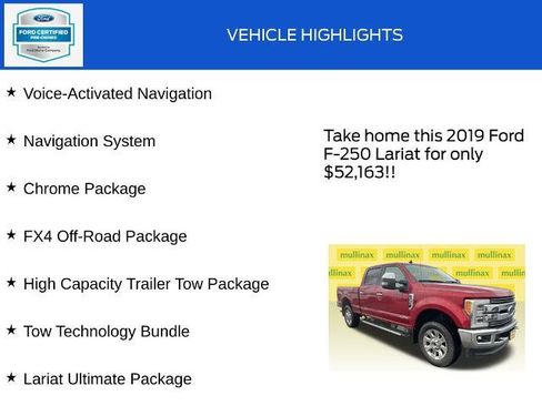 Certified 2019 Ford F250 Lariat w/ Lariat Ultimate Package image 18