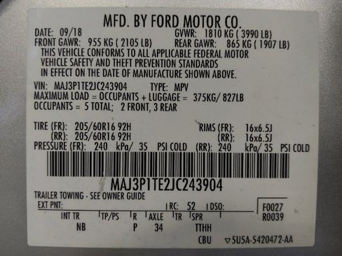 Used 2018 Ford EcoSport SE image 33