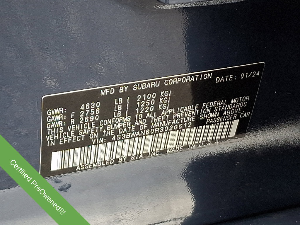 Used 2024 Subaru Legacy Limited AWD/4WD image 29