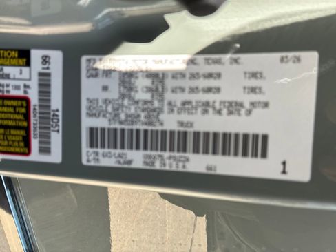 New 2026 Toyota Tundra Platinum image 36