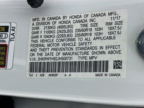 Used 2018 Honda CR-V Touring image 12
