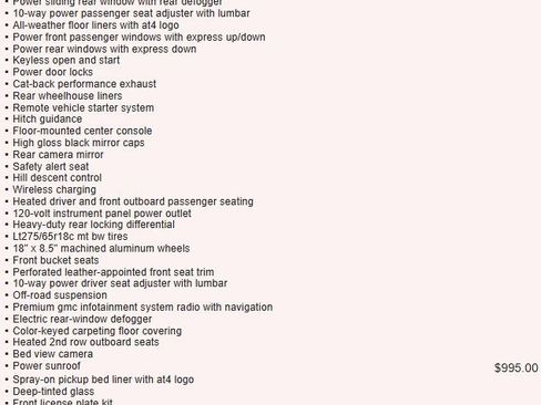 Used 2020 GMC Sierra 1500 AT4 w/ Off-Road Performance Package image 7