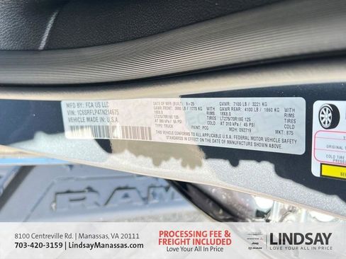 New 2026 RAM 1500 Rebel w/ Advanced Safety Group II AWD/4WD image 36