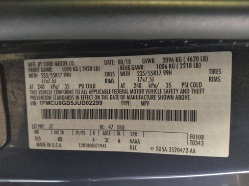 Used 2018 Ford Escape SE FWD image 33