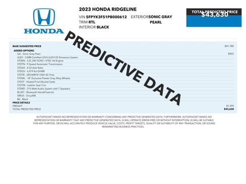 Used 2023 Honda Ridgeline RTL image 2