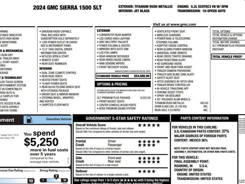 Used 2024 GMC Sierra 1500 SLT w/ SLT Premium Plus Package RWD image 2