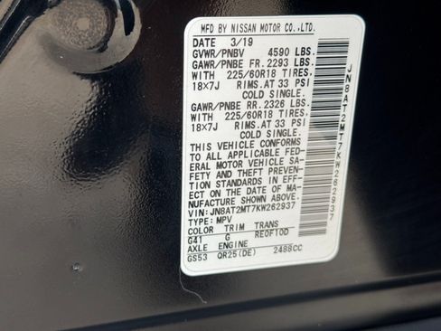 Used 2019 Nissan Rogue SV w/ Premium Package FWD image 41