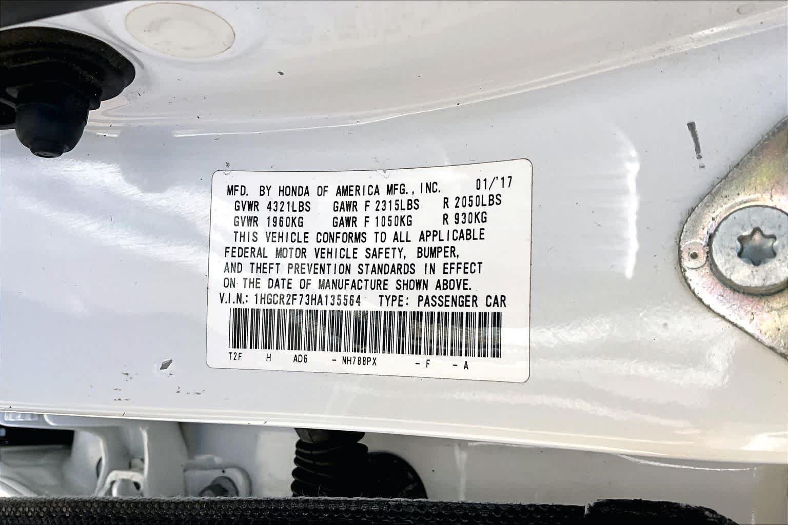 Used 2017 Honda Accord EX image 34