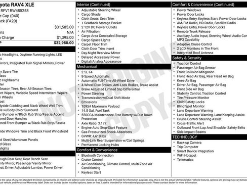 Used 2024 Toyota RAV4 XLE image 3