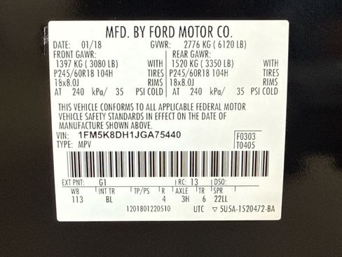 Used 2018 Ford Explorer XLT w/ Equipment Group 202A AWD/4WD image 21