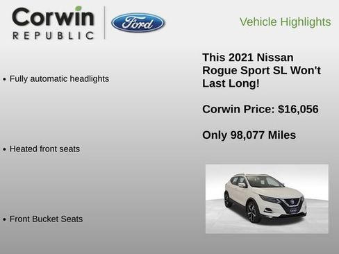 Used 2021 Nissan Rogue Sport SL w/ Premium Package image 18