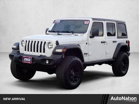Used 2022 Jeep Wrangler Unlimited Sport image 1