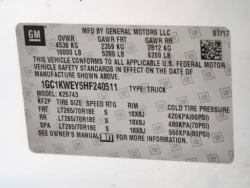 Used 2017 Chevrolet Silverado 2500 LTZ w/ Duramax Plus Package image 56