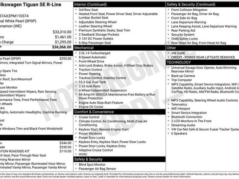 Certified 2023 Volkswagen Tiguan SE R-Line FWD image 8