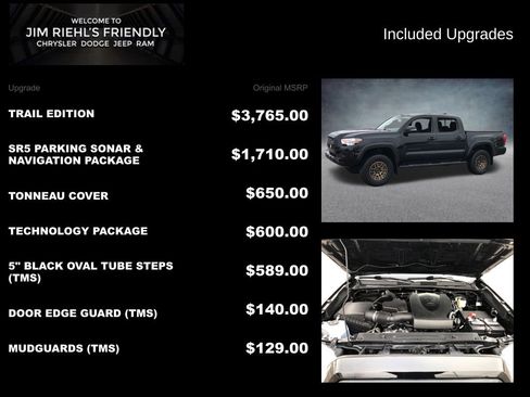 Used 2023 Toyota Tacoma 4x4 Double Cab w/ Trail Edition image 11