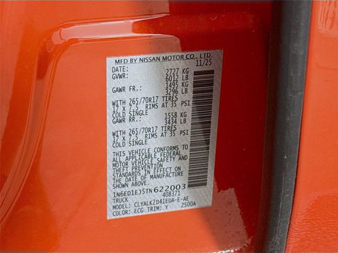 Used 2026 Nissan Frontier Pro-X w/ Pro Premium Package image 32