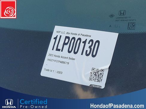 Certified 2023 Honda Accord EX image 32