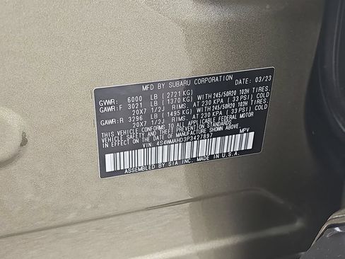 Used 2023 Subaru Ascent Onyx Edition AWD/4WD image 43