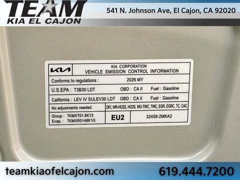 Certified 2026 Kia Carnival EX FWD image 37