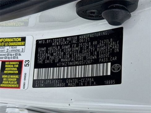 Certified 2021 Toyota Camry TRD image 29