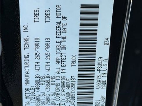 New 2026 Toyota Tundra SR5 image 27