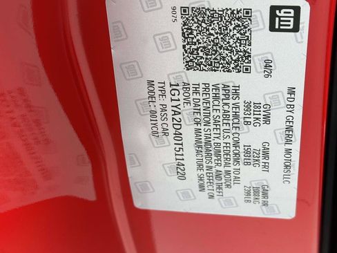 Used 2026 Chevrolet Corvette Stingray Coupe w/ Battery Protection Package RWD image 27