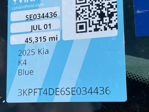 Used 2025 Kia K4 FWD image 3