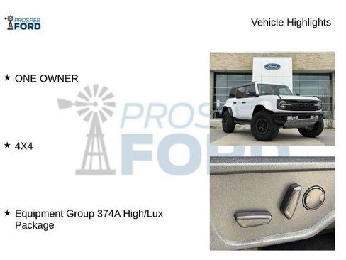 Certified 2024 Ford Bronco Raptor w/ Interior Carbon Fiber Pack 6 image 5