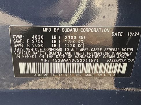 Certified 2025 Subaru Legacy Limited image 37