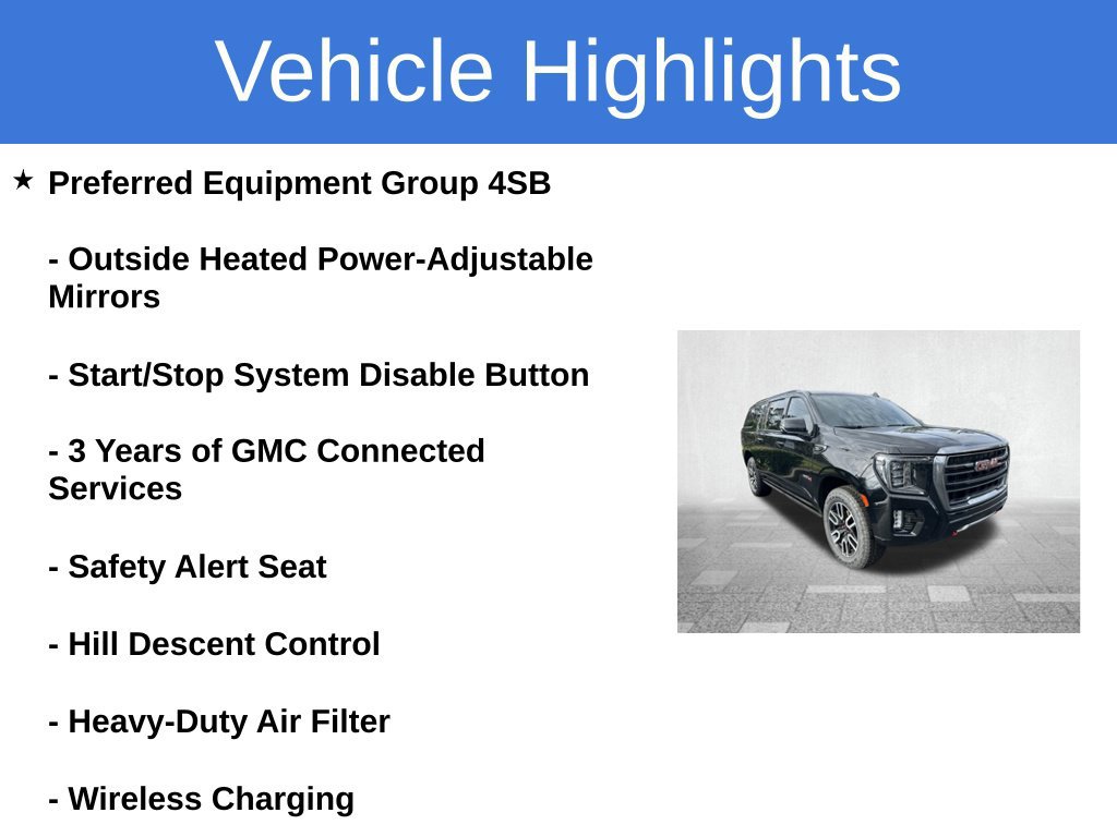 Used 2022 GMC Yukon XL AT4 w/ Technology Package AWD/4WD image 4