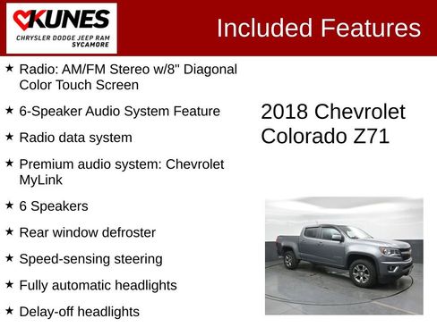 Used 2018 Chevrolet Colorado Z71 AWD/4WD image 3