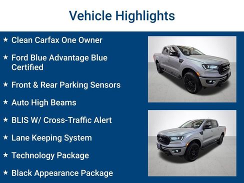 Certified 2023 Ford Ranger Lariat w/ Equipment Group 501A High AWD/4WD image 3