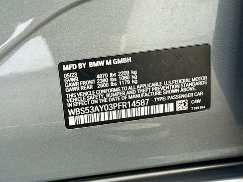 Used 2023 BMW M3 w/ Executive Package RWD image 35
