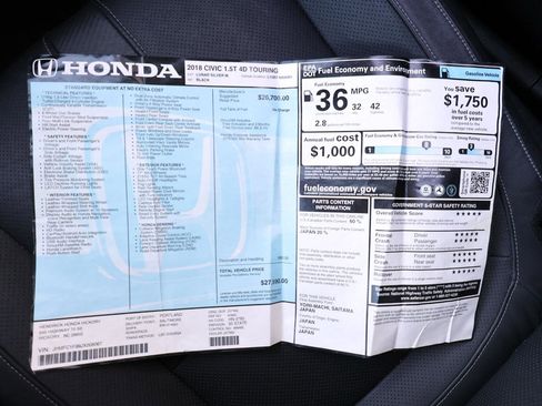 Used 2018 Honda Civic Touring image 52