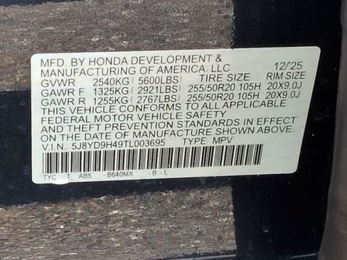 Certified 2026 Acura MDX FWD w/ Technology Package image 39