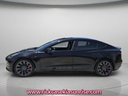 Used 2021 Tesla Model 3 Performance AWD/4WD image 3