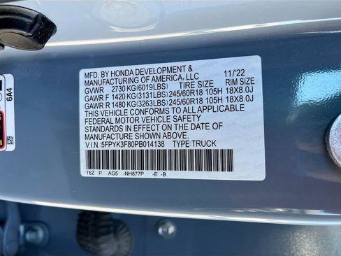 Used 2023 Honda Ridgeline Black Edition image 32