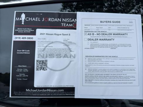 Certified 2021 Nissan Rogue Sport S image 12