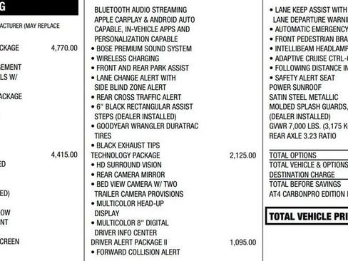 Used 2020 GMC Sierra 1500 AT4 w/ Off-Road Performance Package AWD/4WD image 2