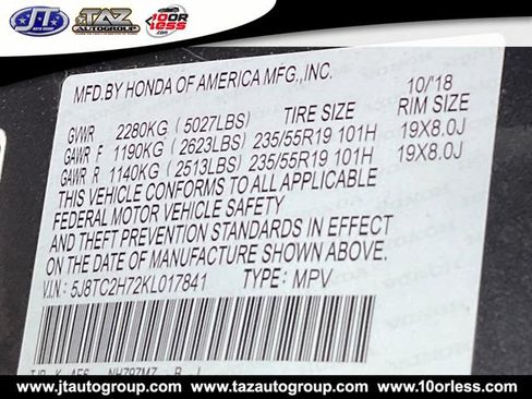 Used 2019 Acura RDX AWD w/ Advance Package image 21