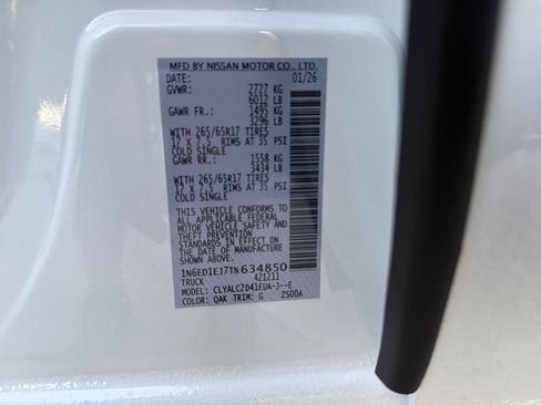 New 2026 Nissan Frontier SV w/ SV Convenience Package image 32