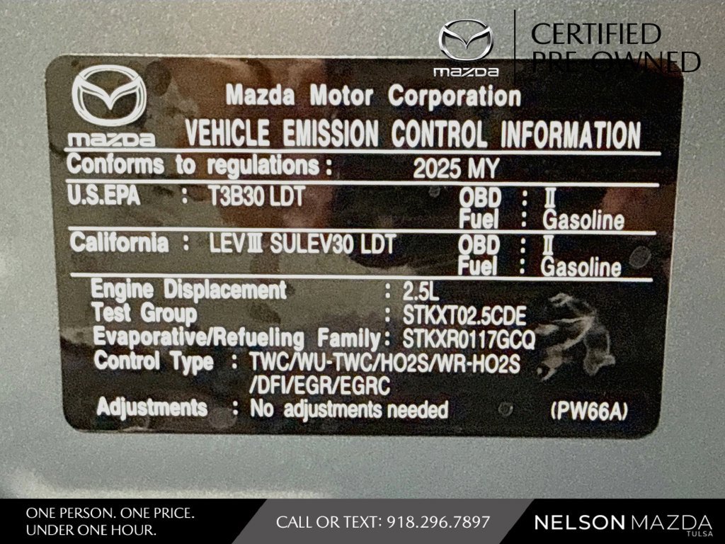 Certified 2025 MAZDA CX-5 Carbon Edition AWD/4WD image 54