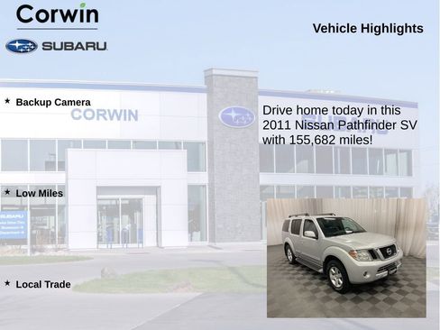 Used 2011 Nissan Pathfinder SV AWD/4WD image 6