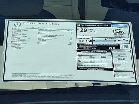 New 2026 Mercedes-Benz CLA 250 4MATIC image 17