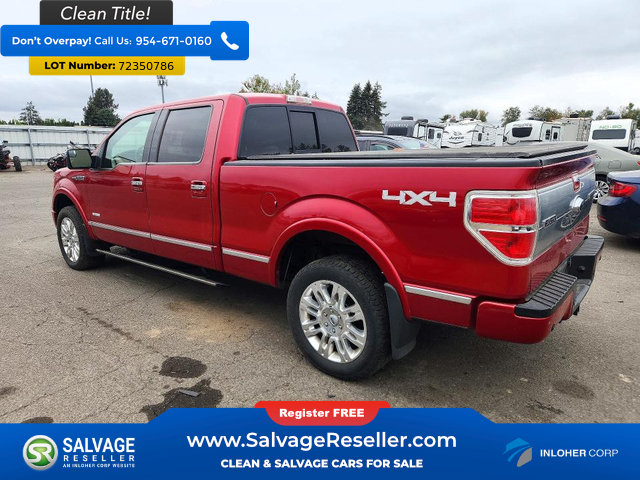 Used 2012 Ford F150 Platinum AWD/4WD image 3