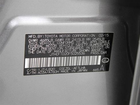 Used 2015 Lexus IS 250 AWD w/ Luxury Package image 24