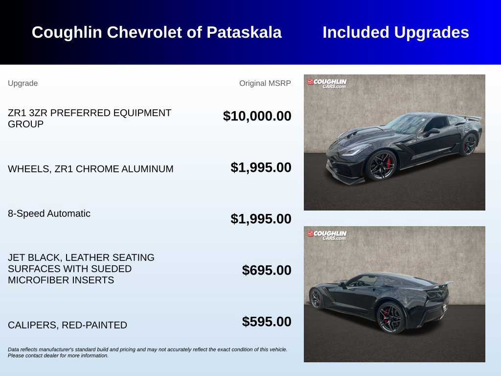 Used 2019 Chevrolet Corvette ZR1 RWD image 3